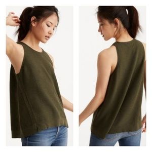 🌴 Lou & Grey Fine Gauge Olive Sweater Knit Tank